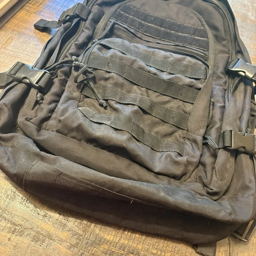 BACKPACK Black S.O.C 3 Day Pass Tactical Military Style Back Pack